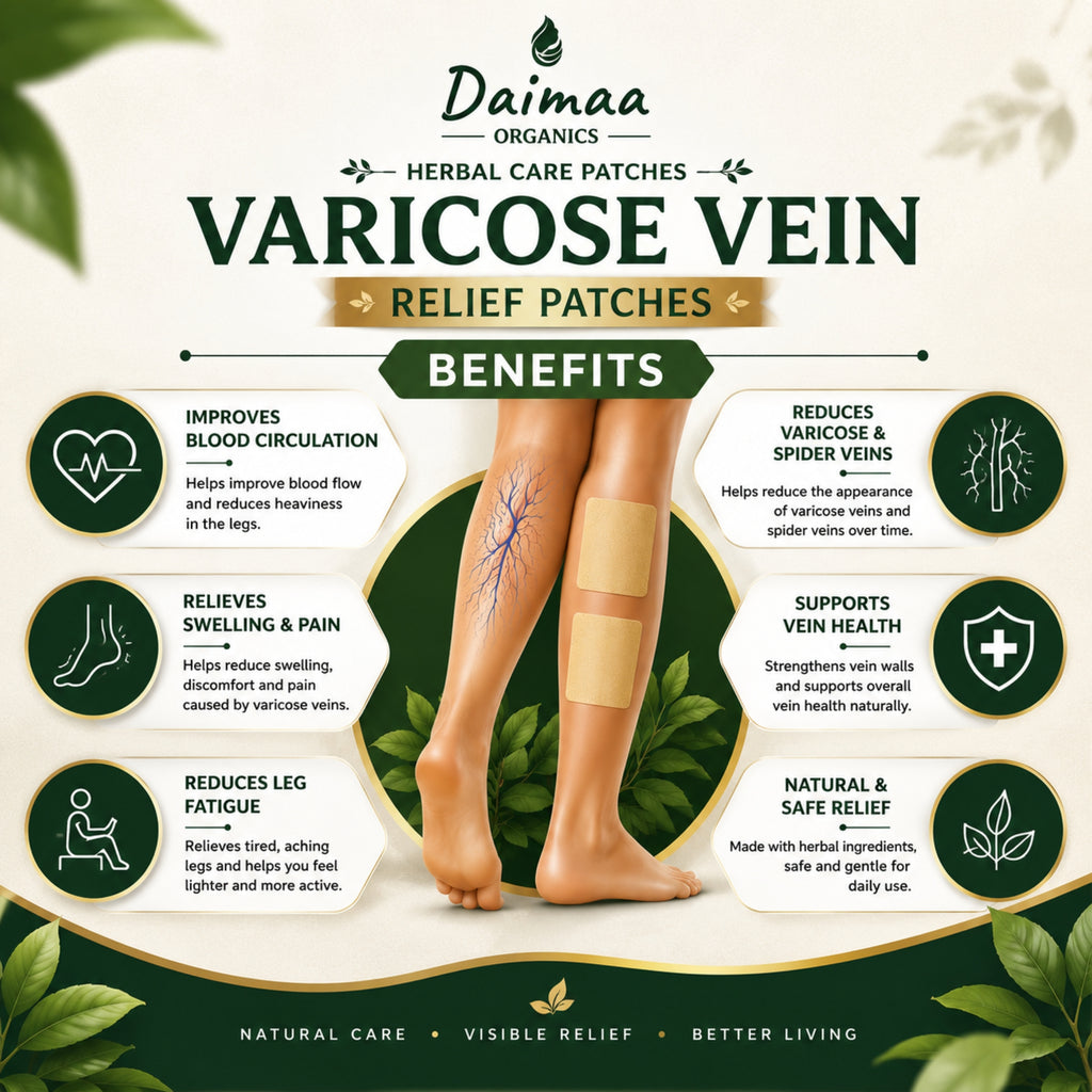 Varicose Vein Patch for Men & Women Skin-Friendly Adhesive Patches (10 PATCHES )