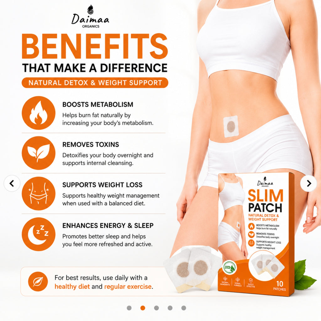 Daimaa Organics Herbal Slim Patch for Men & Women ( 10 Patches )