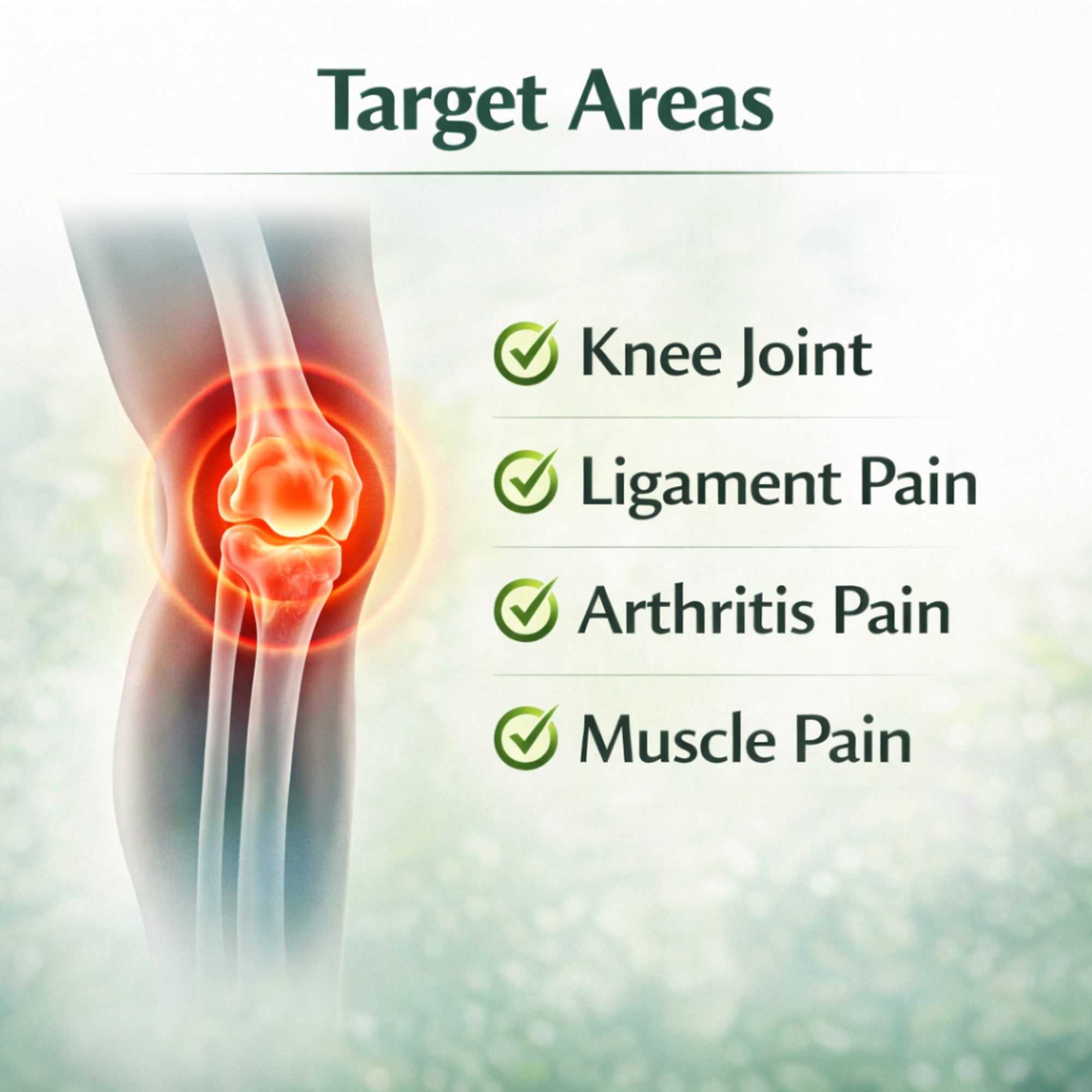 Herbal Knee Patch for Men & Women Comfortable Daily Knee Care ( 10 PATCH )