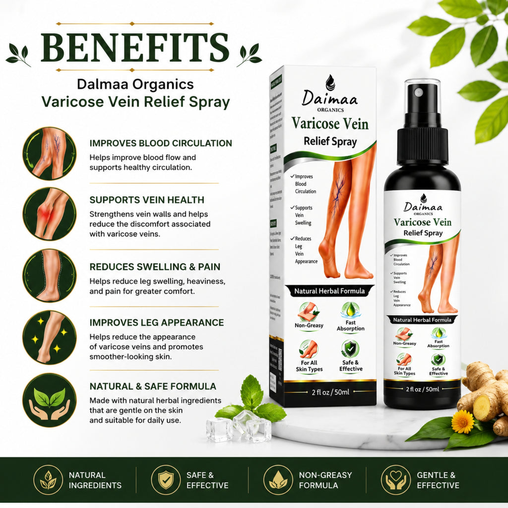 Varicose Vein Spray for Men & Women Skin-Friendly Leg Care ( 50 ML )