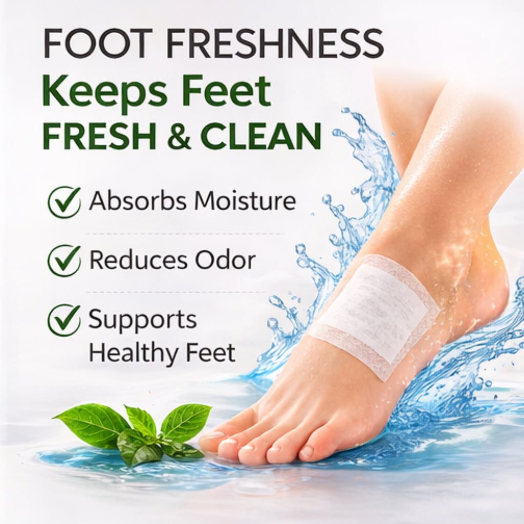 Herbal Foot Detox Pads for Toxin Removal | Pain Relief Foot Patches for Feet Cleansing | Natural Ingredients for Sleep Aid | Overnight Use | Toxin Removal with Bamboo Vinegar( 10 PATCH )