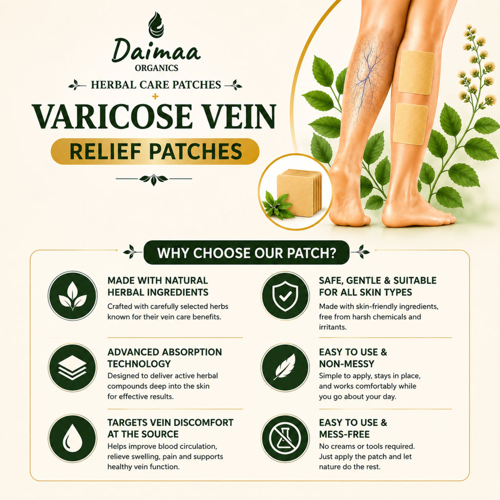 Varicose Vein Patch for Men & Women Skin-Friendly Adhesive Patches (10 PATCHES )
